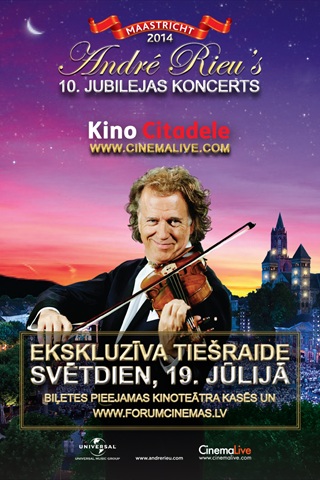 Forum Cinemas Andre Rieu S Concert 10th Anniversary 2014 Maastricht Concert