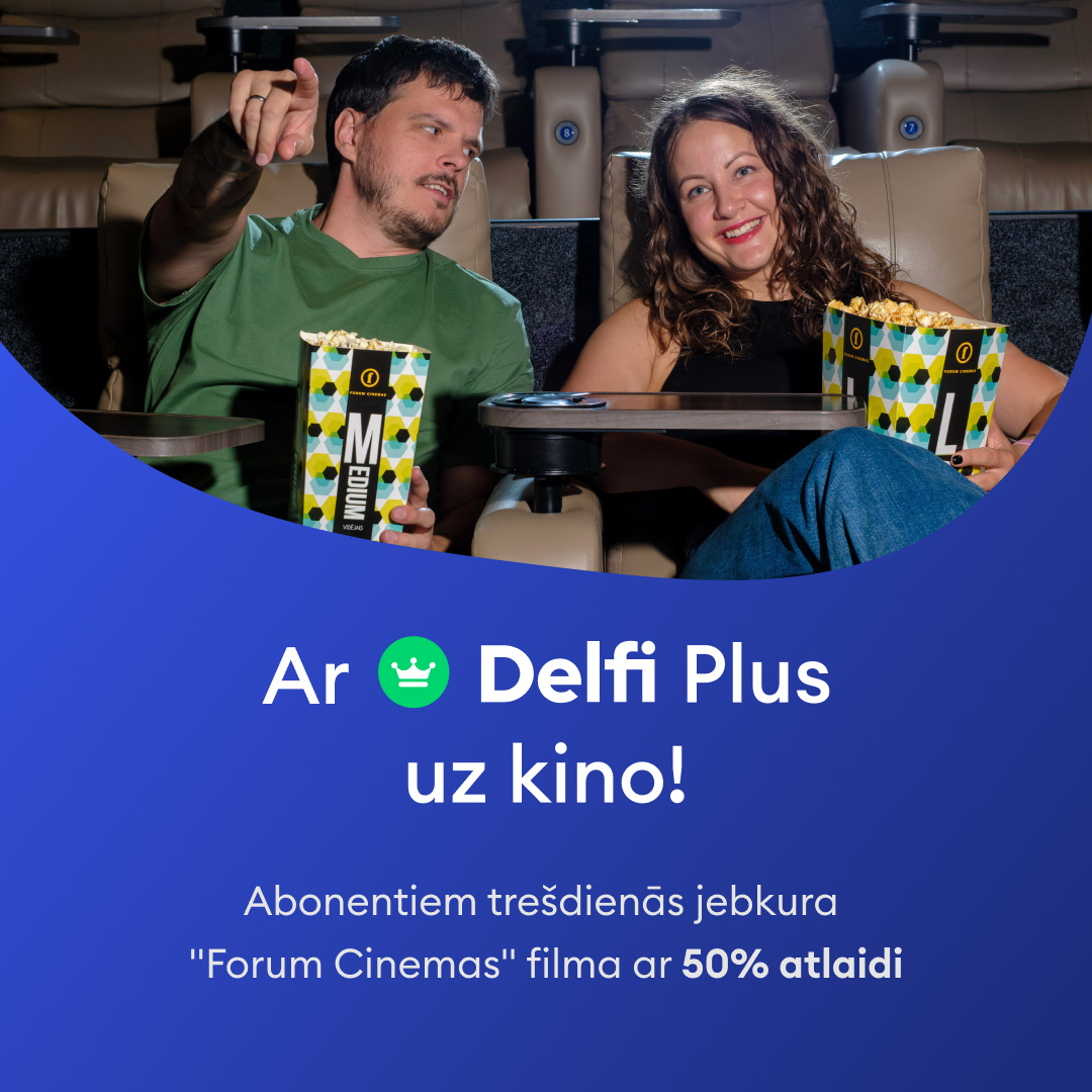 Ar Delfi Plus uz Forum Cinemas