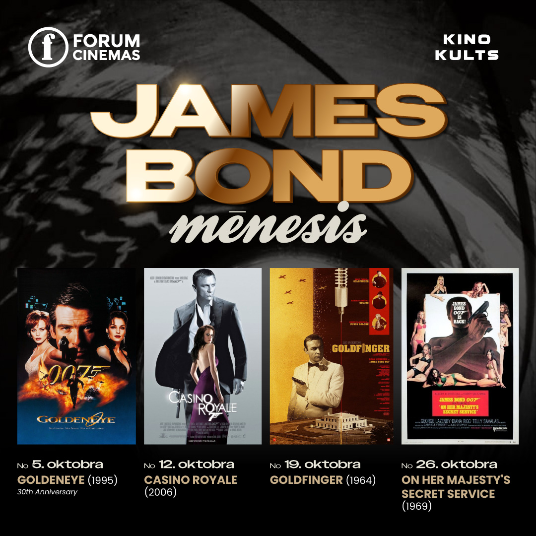 Oktobris - Džeimsa Bonda mēnesis