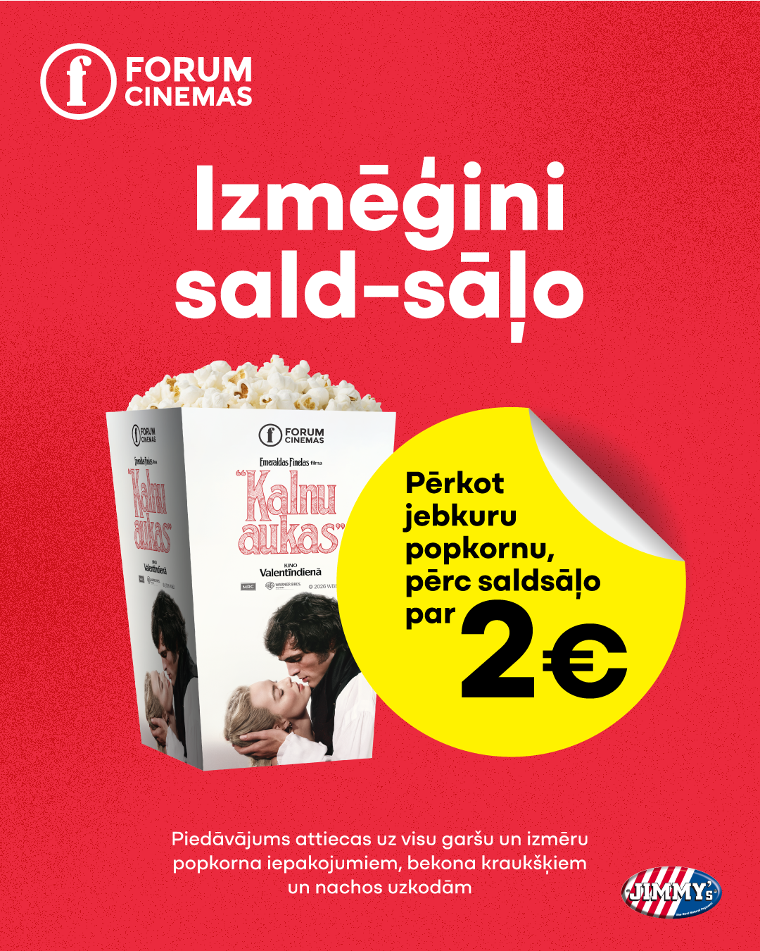 Izmēģini saldsāļo popkornu